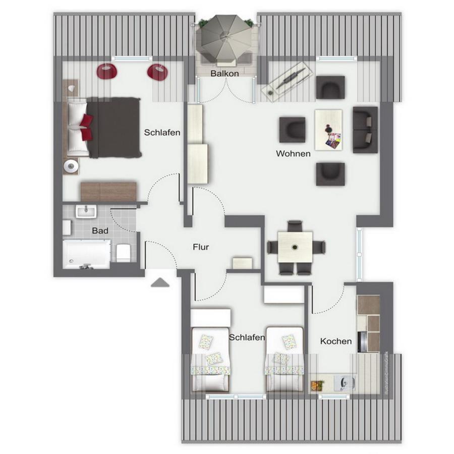 Suennslag Wohnung 068 บอลเทินฮาเกิน ภายนอก รูปภาพ